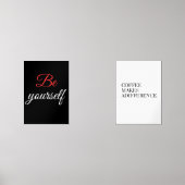 Koffie maakt het verschil muurkunst sets (Voorkant)