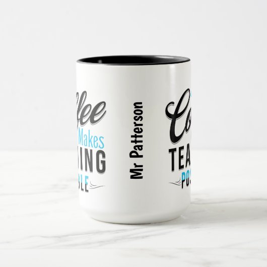 Koffie maakt leren mogelijk 2 Mok (Midden)