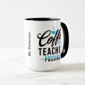 Koffie maakt leren mogelijk 2 Mok (Voorkant rechts)