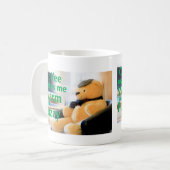 Koffie maakt me arm en Fuzzy Koffiemok (Voorkant links)