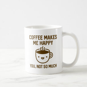 Koffie maakt me gelukkig koffiemok