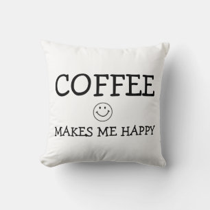Koffie maakt me gelukkig, Sierkussen