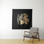 Koffie Maakt Me Minder Moorddadig Wandkleed (In Situ (horizontaal))