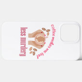 Koffie maakt me minder moordend grappig citaat Case-Mate iPhone case (Achterkant (horizontaal))