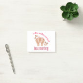 Koffie maakt me minder moordend grappig citaat post-it® notes (Kantoor)