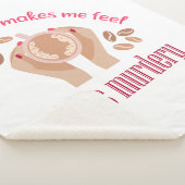 Koffie maakt me minder moordend grappig citaat sherpa deken (3/4)