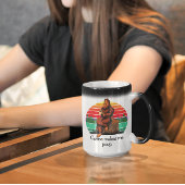 Koffie maakt me poep Bigfoot Sasquatch Funny 15oz Magische Mok