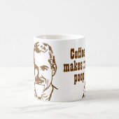 Koffie maakt me poep. koffiemok (Center)