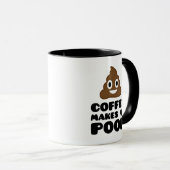 Koffie maakt me poep-Mok Mok (Voorkant rechts)