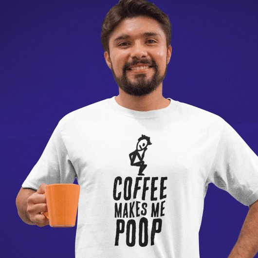 KOFFIE MAAKT ME POEP PAPA T-SHIRT