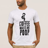 KOFFIE MAAKT ME POEP PAPA T-SHIRT (Voorkant)