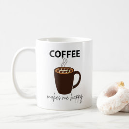Koffie maakt me vrolijk koffiemok