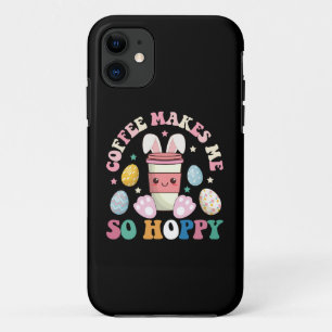 Koffie Maakt Me Zo Blij Konijn Konijn Gelukkig Pas Case-Mate iPhone Case