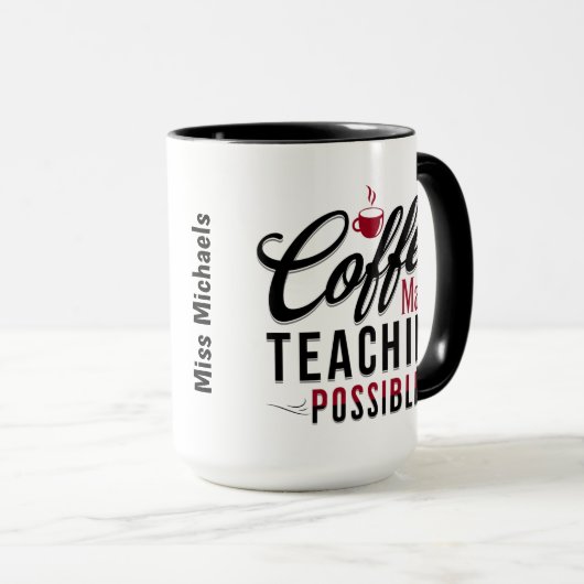 Koffie maakt onderwijs mogelijk 1 mok (Voorkant rechts)