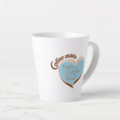 Koffie maatjes latte mok (Rechterhoek)