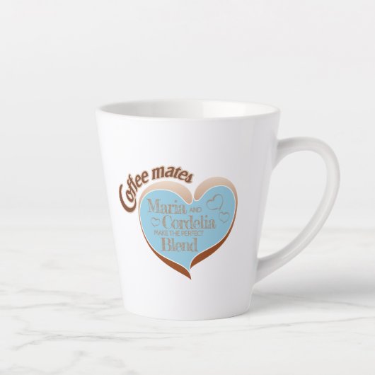 Koffie maatjes latte mok (Rechts)