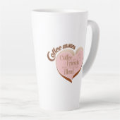 Koffie maatjes latte mok (Rechterhoek)