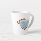 Koffie maatjes latte mok (Rechterhoek)