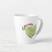 Koffie maatjes latte mok (Rechterhoek)