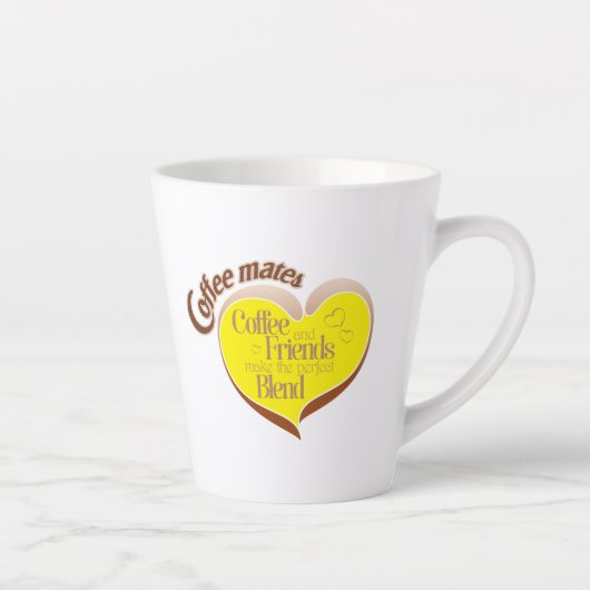 Koffie maatjes latte mok (Rechts)