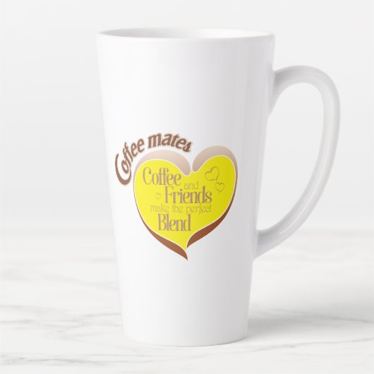 Koffie maatjes latte mok (Rechts)
