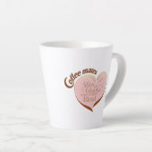 Koffie maatjes latte mok (Rechterhoek)