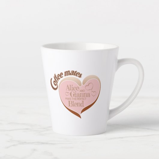 Koffie maatjes latte mok (Rechts)