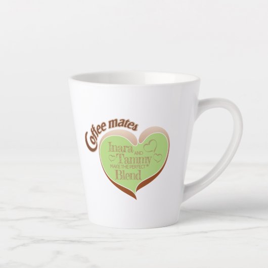 Koffie maatjes latte mok (Rechts)