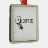 Koffie MagicEnjoy, 'first thing in the Morour', ' Metalen Ornament (Rechts)