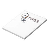 Koffie MagicEnjoy, 'first thing in the Morour', ' Notitieblok (Linkerzijde)