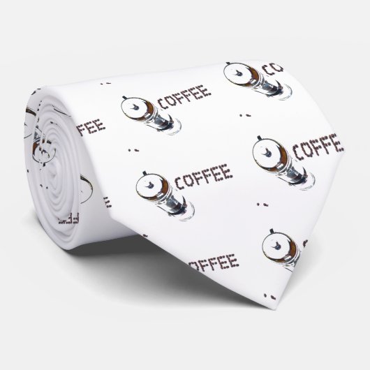 Koffie Magisch Stropdas (Opgerold)