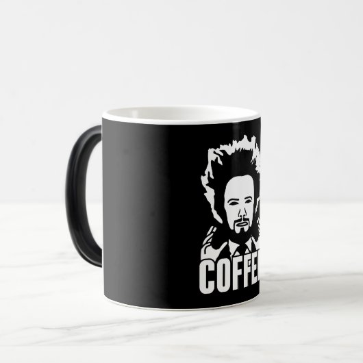 Koffie Magische Mok (Voorkant links)