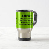 Koffie - Magische stof Reisbeker (Voorkant rechts)