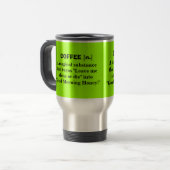 Koffie - Magische stof Reisbeker (Voorkant links)