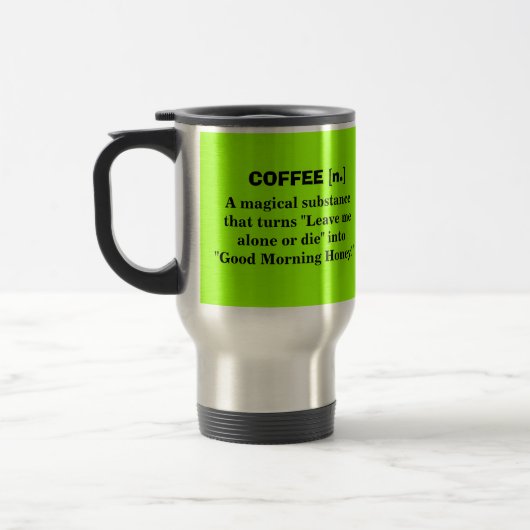 Koffie - Magische stof Reisbeker (Links)