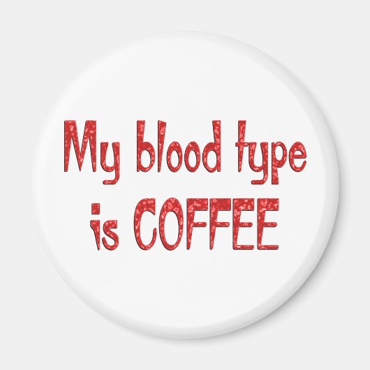 Koffie Magneet (Voorkant)