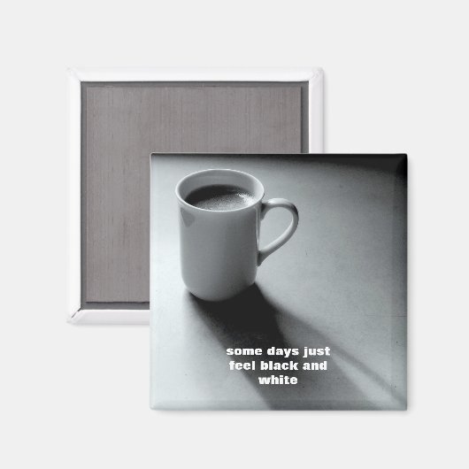 Koffie Magneet (Voorkant / Achterkant)