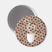 Koffie Magneet (Voorkant / Achterkant)