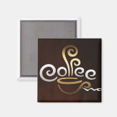 Koffie Magneet (Voorkant / Achterkant)
