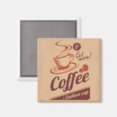 Koffie Magneet (Voorkant / Achterkant)