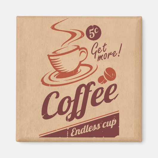 Koffie Magneet (Voorkant)