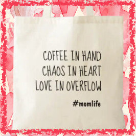 Koffie Mam Schattige Mam Trendy Moederdag Gift Tote Bag