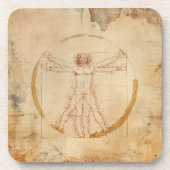 Koffie-Man Bier Onderzetter (Voorkant)