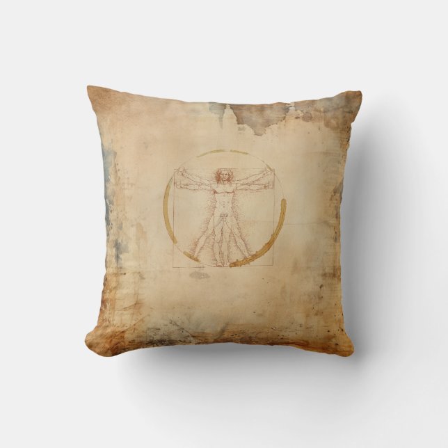 Koffie-Man Kussen (Voorkant)