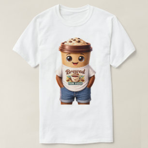 Koffie Man – Leuke Vormgeving voor Echte Koffie Ko T-shirt