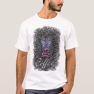 Koffie Mandrill T-shirt