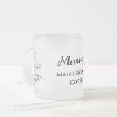 koffie-manifestatie matglas koffiemok (Voorkant links)