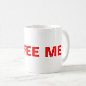 Koffie me! koffiemok (Voorkant rechts)