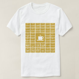 Koffie - Meertaligheid T-shirt