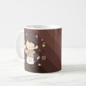 Koffie Meester Espresso Expert Kunst Koffiemok (Voorkant links)